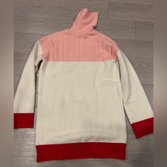 Lovers and Friends Kate Sweater Dress in Pink and Red Size S - Picture 4 of 6